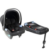 Bebê Conforto Materna + Base Isofix Burigotto Preto 0 a 13kg