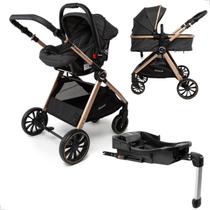 Bebê Conforto Que Vira Carrinho + Base Isofix + Carrinho