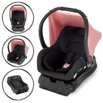 Bebê conforto Rosa com base, cadeirinha Infantil para carro