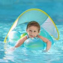 Bebê de natação livre de flutuação para piscina com dossel solar 3-72M