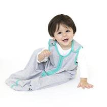 bebê deedee 100% algodão saco de dormir, bebê saco de dormir cobertor vestível, ninho de sono Lite, bebê e criança, Heather Teal, grande (18-36 mês) (pacote de 1)