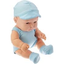 Bebê menino neneco macio e cheiroso 40 cm 379 super toys