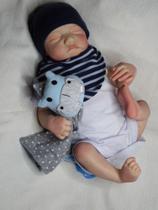 Bebê menino todo em vinil siliconado