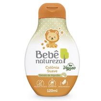 Bebê Natureza Colônia Suave Extrato De Algodão Sem Álcool Hipoalergênico Vegano 120ml