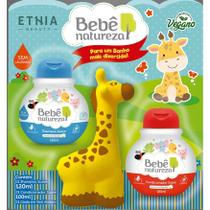 Bebê Natureza Kit Shampoo 120ml e Condicionador 100ml Extrato De Algodão Sem Lágrimas Hipoalergênico