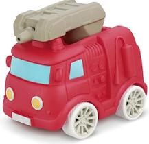 Bebê Pompier Veículos Vinil - Roma Brinquedos