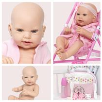 Bebe Reborn 100% Silicone Menina Completa Envio Imediato