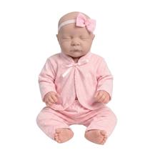 Bebê Reborn 42cm Boneca Infantil Com Chupeta E Roupa