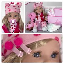 Bebe Reborn Adora Girafinha Princesa Morena 52 cm Bebe Reborn Adora Girafinha Princesa Morena 52 cm