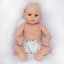 Bebe Reborn Baby Menina Corpo de Vinil Siliconado Carequinha - Cegonha Reborn Dolls