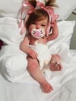 Bebê Reborn Barata 100 Silicone pode Dar Banho Igualzinha a foto