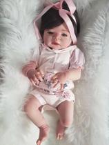 Bebê Reborn Barata 100 Silicone pode Dar Banho Igualzinha a foto