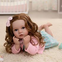 Bebê Reborn Bebê de Silicone New Happy Corpo de Silicone Bebê Reborn Bebê de Silicone New Happy Corpo de Silicone