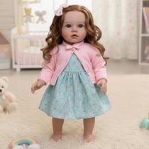 Bebê Reborn Bebê de Silicone New Happy Reborn Realista