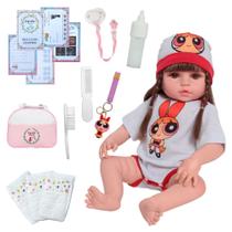 Bebê Reborn Boneca 100% Silicone Meninas Super Poderosas Bebê Reborn Boneca 100% Silicone Meninas Super Poderosas