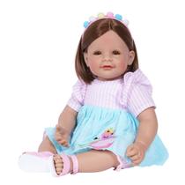 Bebe Reborn Boneca Adora Doll Menina Summer Flamingo Corpo de Pano 24093