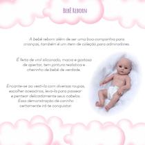 Bebê Reborn Boneca Menina Realista Grande Pode Dar Banho