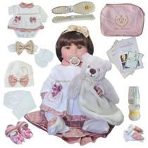 Bebe Reborn Boneca Pode Dar Banho Menina Silicone Bebe Reborn Boneca Pode Dar Banho Menina Silicone