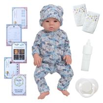 Bebe Reborn Boneca Realista Abigail Pijama Unicórnio Itens