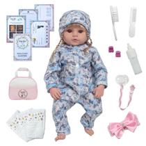 Bebe Reborn Boneca Realista Com Bolsa Macacão Unicórnio Bebe Reborn Boneca Realista Com Bolsa Macacão Unicórnio