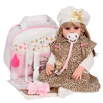 Bebê Reborn Boneca Realista Loira Conjunto Oncinha Completo Bebê Reborn Boneca Realista Loira Conjunto Oncinha Completo