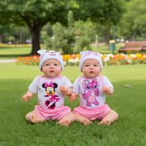 Bebê Reborn Boneca Realista Mayze Gêmeos Angel E Minnie