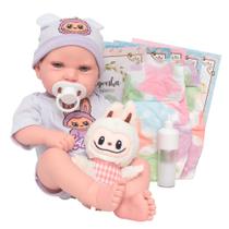 Bebê Reborn Boneca Realista Recém Nascida + Acessórios Bebê Reborn Boneca Realista Recém Nascida + Acessórios