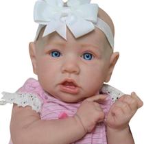 Bebê Reborn Boneca Realista RecémNascida Corpinho Silicone