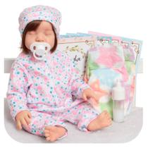 Bebê Reborn Boneca Realista Silicone Lívia Fio a Fio Itens Bebê Reborn Boneca Realista Silicone Lívia Fio a Fio Itens