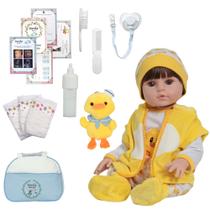 Bebê Reborn Boneco Arthur Conjunto Patinho Pode Dar Banho Bebê Reborn Boneco Arthur Conjunto Patinho Pode Dar Banho
