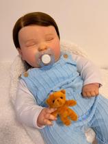 Bebe Reborn Boneco Joseph Realista Menino Dormindo 65cm Bebe Reborn Boneco Joseph Realista Menino Dormindo 65cm