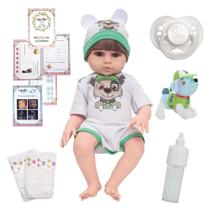 Bebe Reborn Boneco Menino Arthur Patrulha Canina Pelúcia Bebe Reborn Boneco Menino Arthur Patrulha Canina Pelúcia