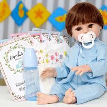 Bebe Reborn Boneco Menino Principe Pode Dar Banho Acessórios Bebe Reborn Boneco Menino Principe Pode Dar Banho Acessórios