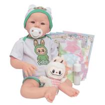Bebê Reborn Boneco Menino Realista Com Kit Acessórios