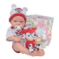 Bebê Reborn Boneco Realista Carequinha Pode Molhar + Itens