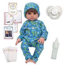 Bebê Reborn Boneco Realista Corpo 100% Silicone Com Itens Bebê Reborn Boneco Realista Corpo 100% Silicone Com Itens
