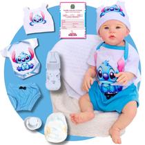 Bebê Reborn Boneco Realista RecémNascido Corpinho Em Silicone