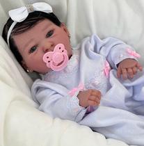 Bebê Reborn Cabelo Fio A Fio Feito A Mão Muito Realista MAMA E FAX XIXI