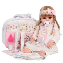 Bebe Reborn Charmosa Com Roupa de Bebê + 20 Itens