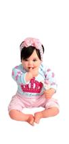 Bebe reborn corpo de tecido