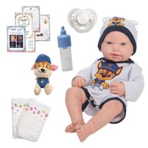 Bebe Reborn De Silicone Menino Recém Nascido + Acessórios Bebe Reborn De Silicone Menino Recém Nascido + Acessórios
