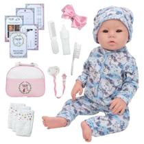 Bebê Reborn De Silicone Recém Nascida Unicórnio Fofinha