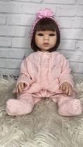 Bebê Reborn Elo menina Realista silicone macio Enxoval Premium Pode dar banho RS - Que Sonho de Nenem