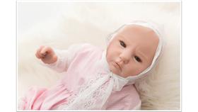 Bebê Reborn Fofura Toda A Mão 100% Silicone