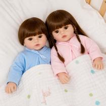 Bebê Reborn Gêmeos Reborn Casal Menino Corpo de Silicone Realista Pode Dar Banho Com Itens Exclusivos Premium Bebê Reborn Gêmeos Reborn Casal Menino Corpo de Silicone Realista Pode Dar Banho Com Itens Exclusivos Premium