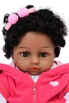 Bebe Reborn Girafinha 100% Silicone - Menina Negra 48 cm Bebe Reborn Girafinha 100% Silicone - Menina Negra 48 cm