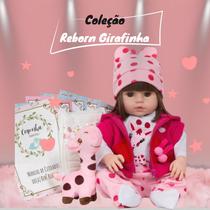 Bebe Reborn Girafinha Realista 100% Silicone + Acessórios