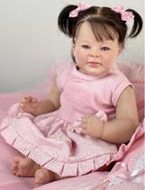 Bebê Reborn Greta Rosa Vinil Silicone Bebê Reborn Greta Rosa Vinil Silicone