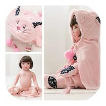 Bebê Reborn Hora Do Banho 100% Silicone Rosa BB Bebê Reborn Hora Do Banho 100% Silicone Rosa BB