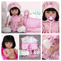Bebê Reborn Infantil Morena Grande Magazine Luiza Barato - Cegonha Reborn Dolls